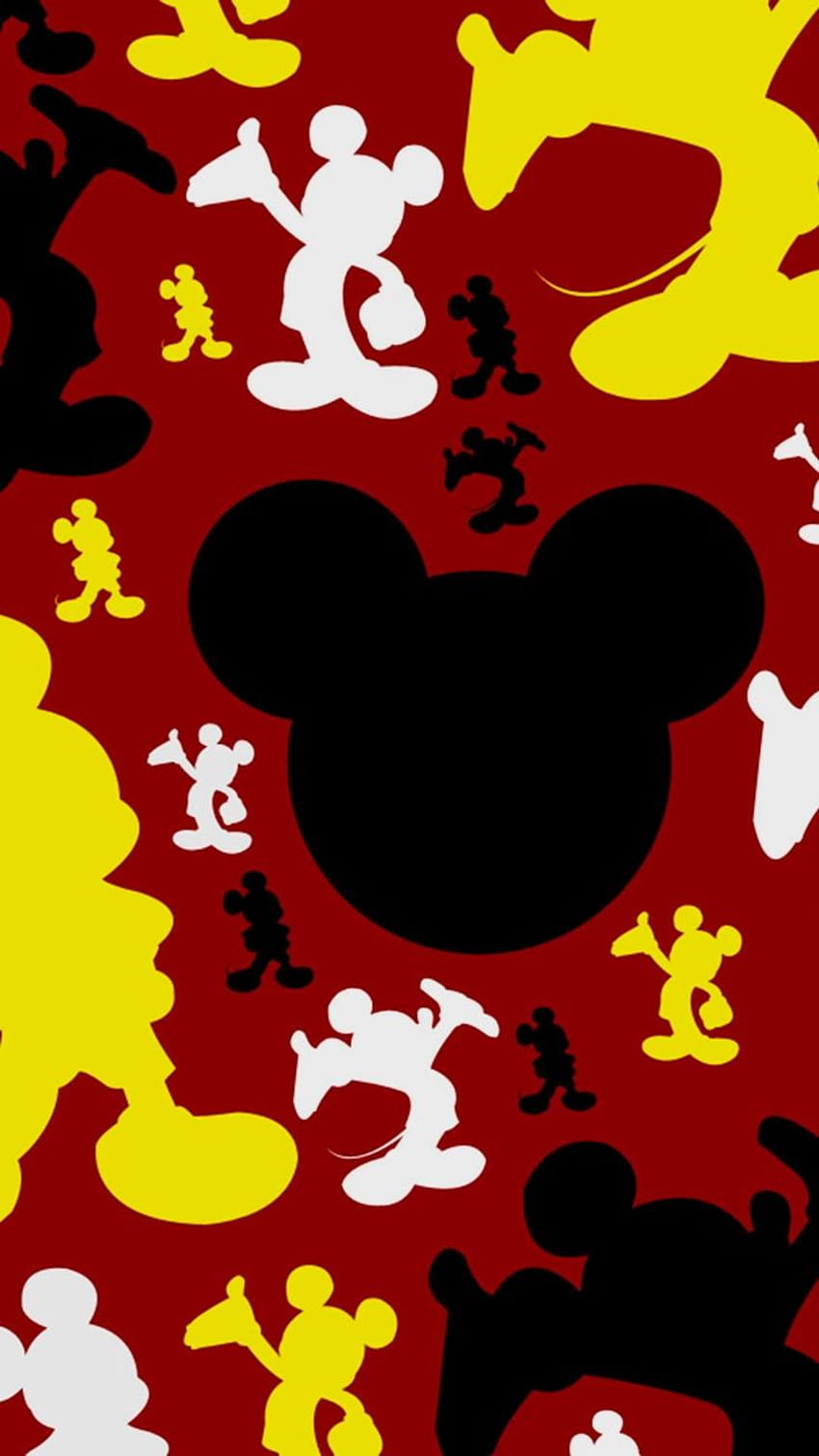 Disney Mickey For Iphone, red and black mickey mouse HD phone wallpaper
