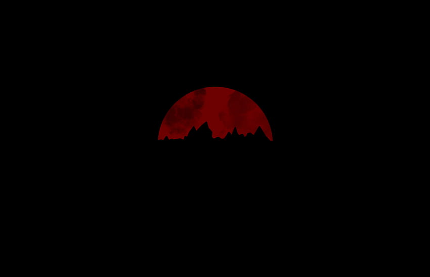 Minimalistisch Rot und Schwarz, Schwarz und Rot minimalistisch HD-Hintergrundbild