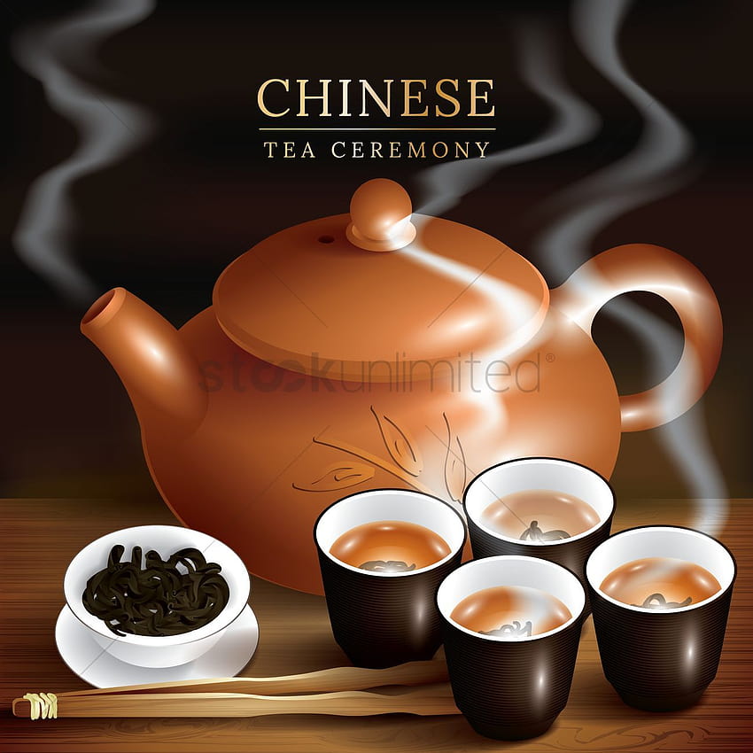 Chinese tea ceremony Vector HD phone wallpaper