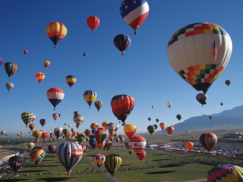 Albuquerque International Balloon Fiesta, Albuquerque, Nowy Meksyk Tapeta HD
