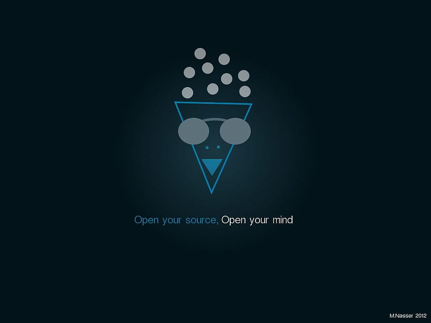 open your source, open your mind, open source HD wallpaper