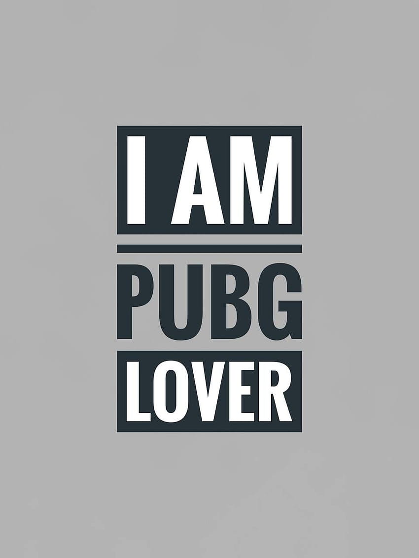 Pubg lover by SmoggySandwich, pubg text HD phone wallpaper