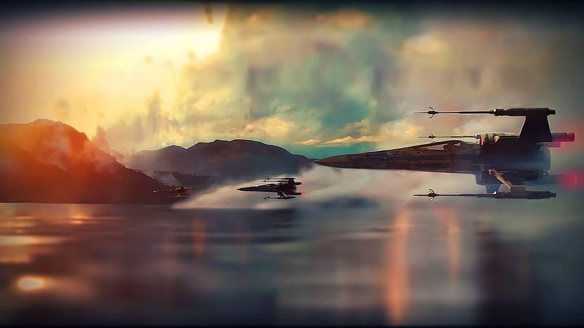 Star Wars, Star Wars: Episode VII The Force Awakens, X Wing, star wars episode vii HD wallpaper