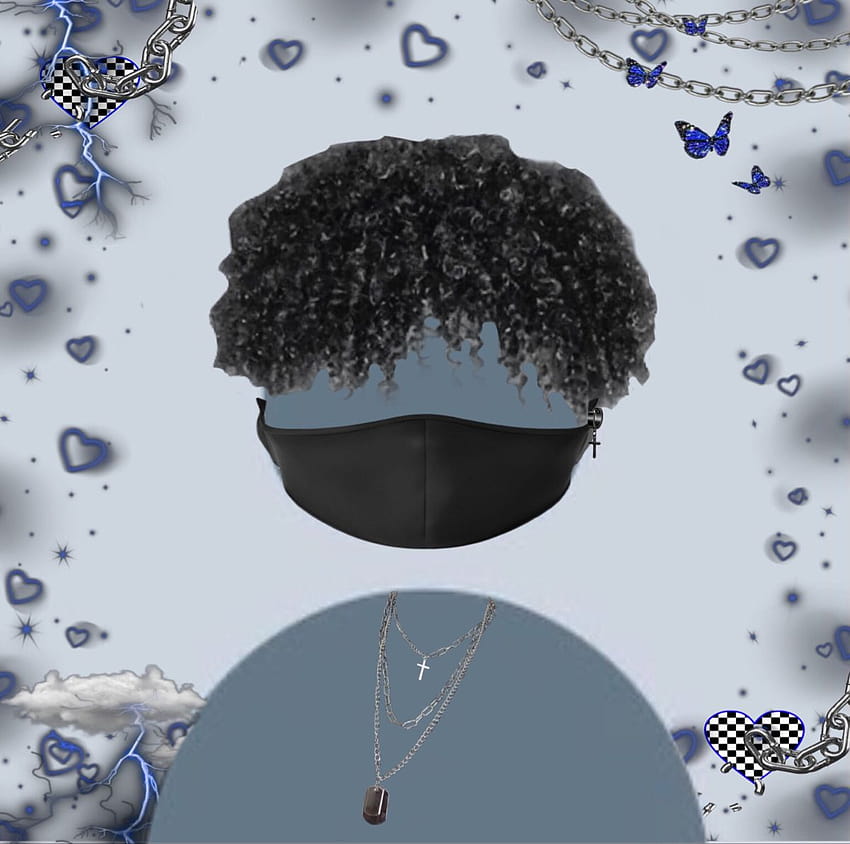 Black curly haired guy pfp icon, default boy pfp HD wallpaper | Pxfuel