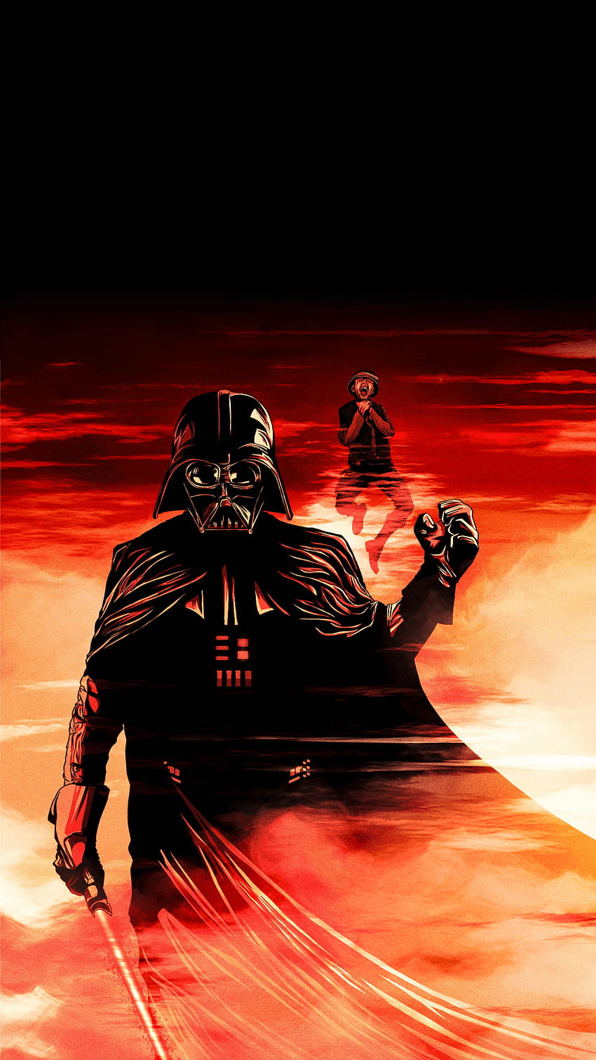 wojny klonów Darth Vader Tapeta na telefon HD