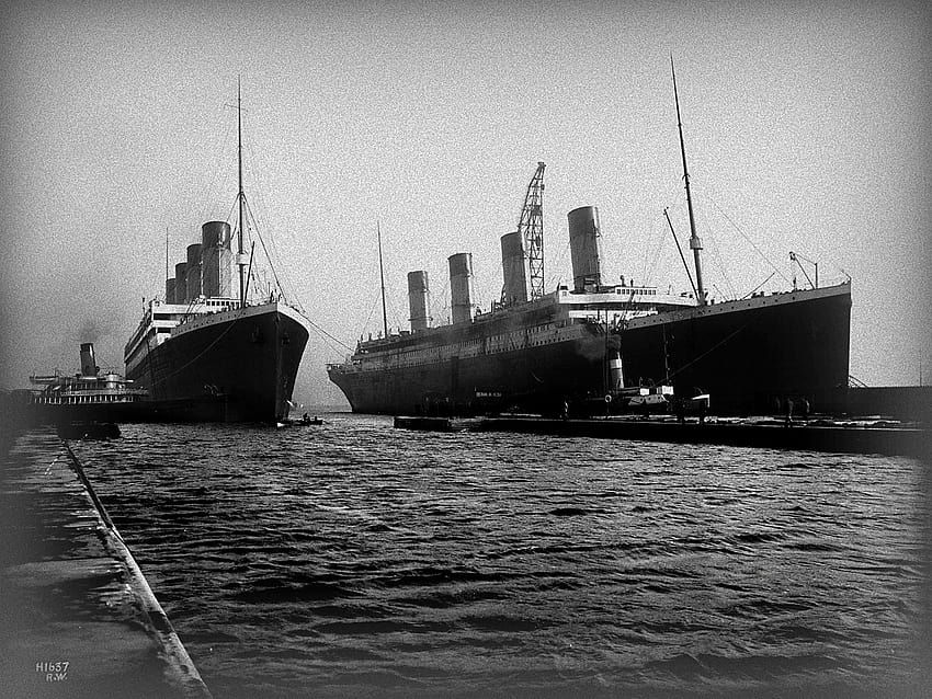 Datei:Olympic und Titanic Alt.jpg, RMS Olympic HD-Hintergrundbild