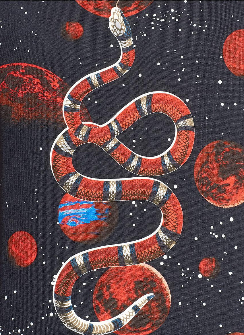 Supreme Red Snake, gucci, HD phone wallpaper