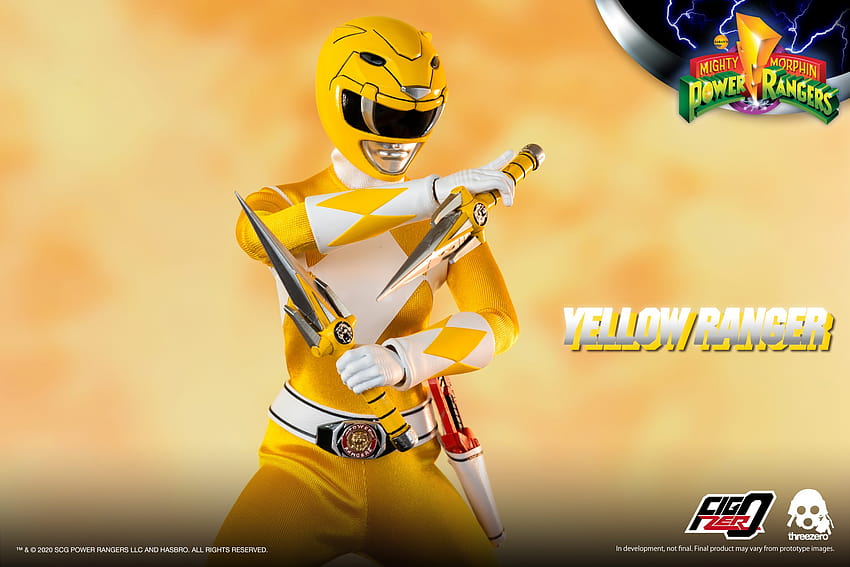 Mighty Morphin Power Rangers1/6 Yellow Ranger – toko tiga nol, penjaga keenam Wallpaper HD