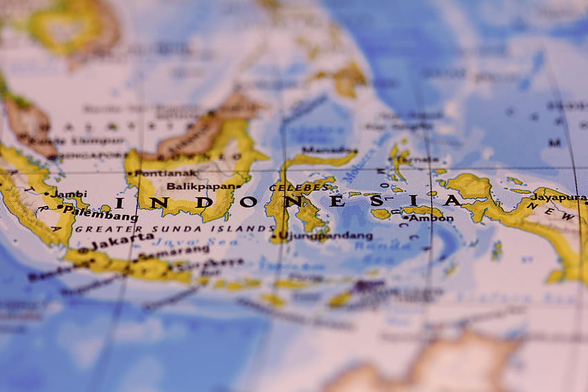 Indonesia Map HD wallpaper