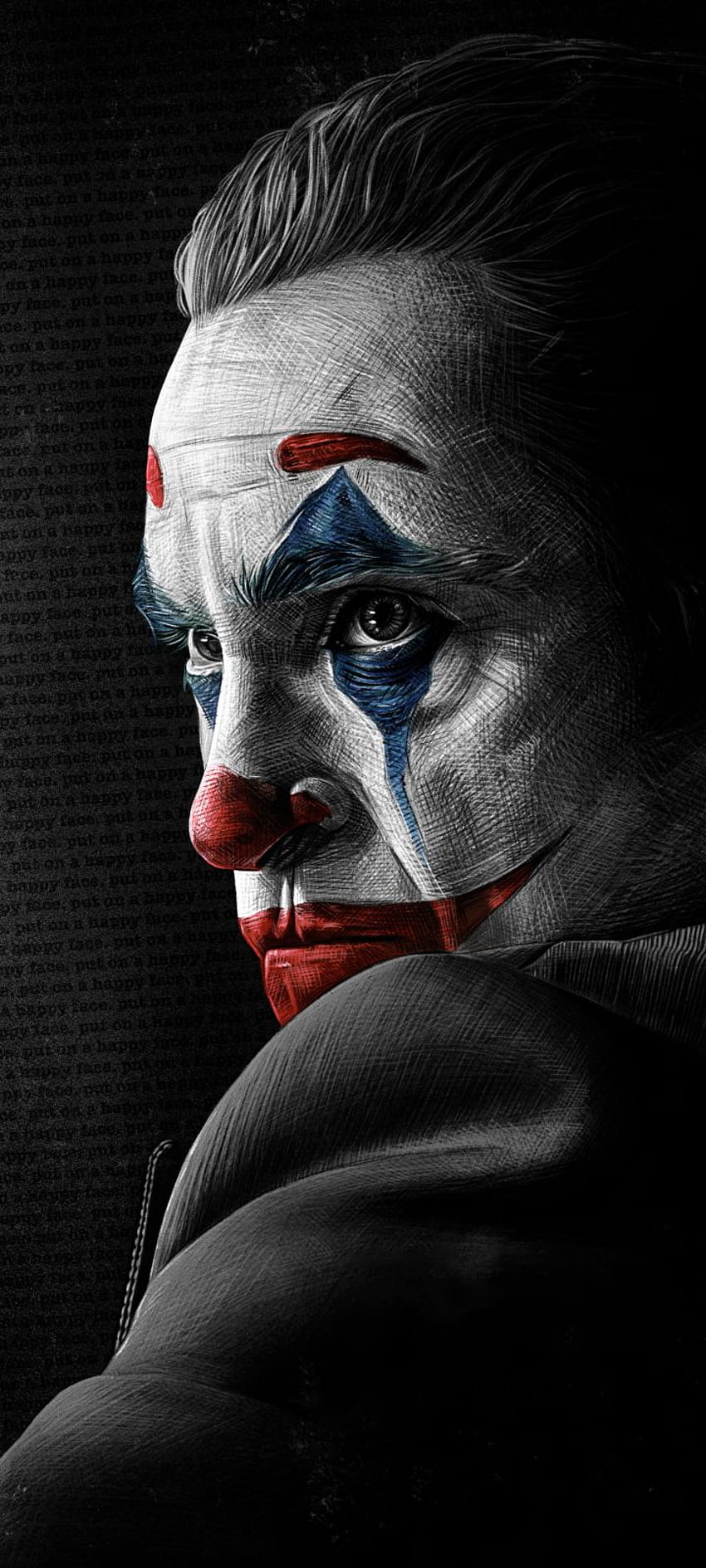 Joaquin Phoenix trong vai Joker sẽ mang đến cho bạn một tổng thể hình ảnh đầy tinh tế và nghệ thuật. Được tạo ra với độ phân giải 720x1600 bằng tay của nghệ sĩ, hình nền sẽ khiến bạn nhận ra tất cả các chi tiết tuyệt vời và độc đáo.