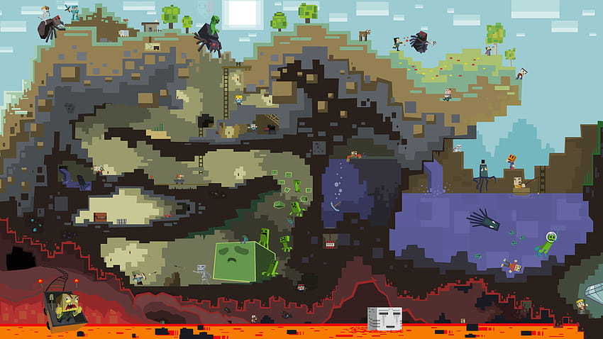 Moving Minecraft on Dog, minecraft live HD wallpaper