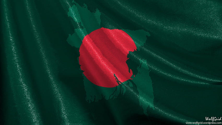 旗国バングラデシュ、バングラデシュの旗 高画質の壁紙