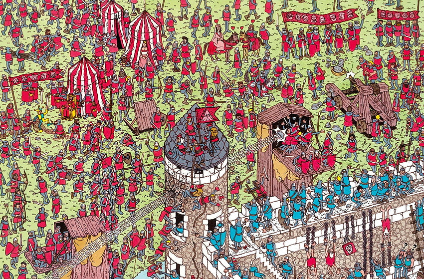 Una forma de relajarse... encuentra a Waldo, ¿dónde está Wally? fondo de pantalla