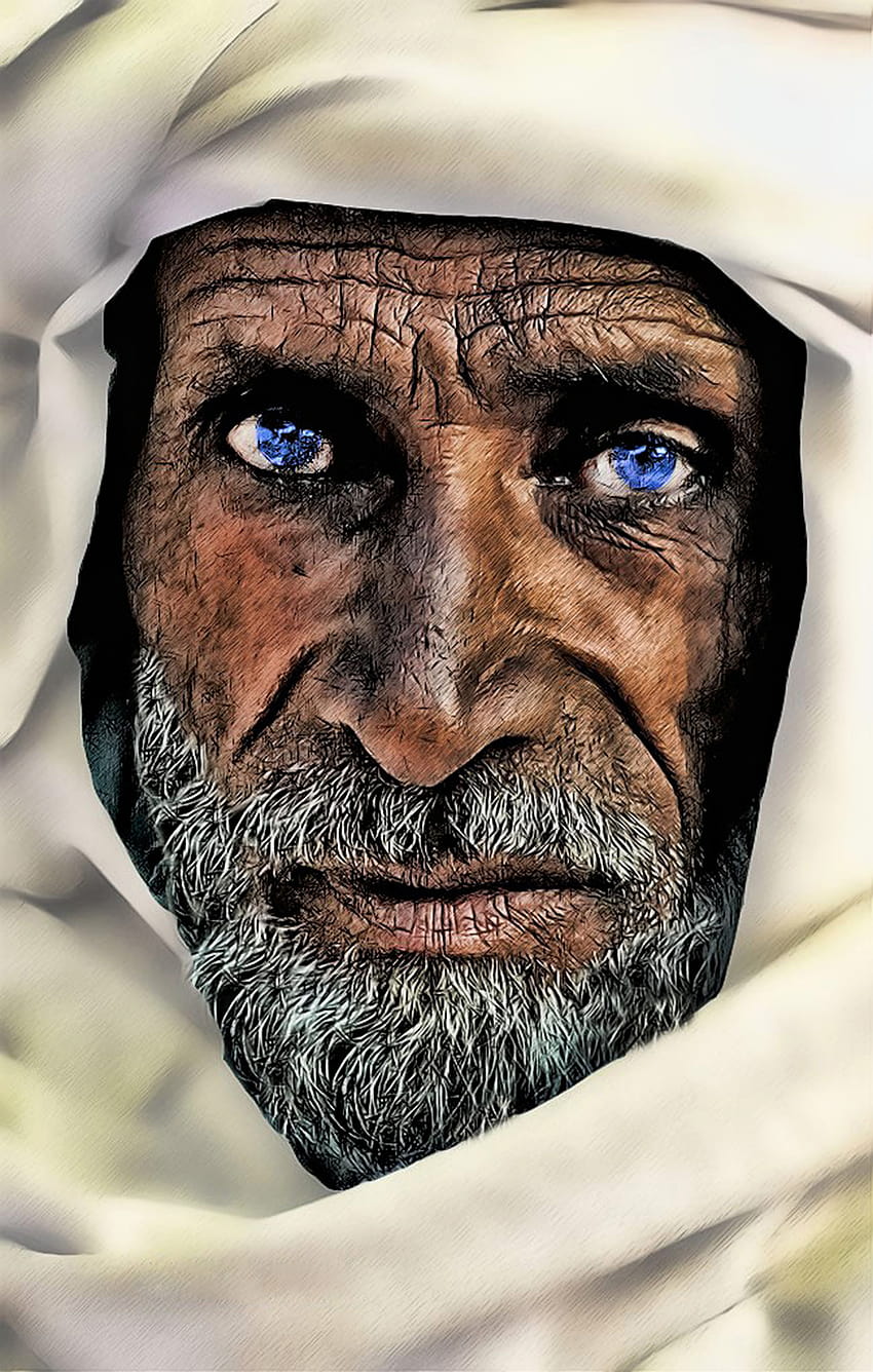 ：アラビア老人、アラブ人男性 HD電話の壁紙