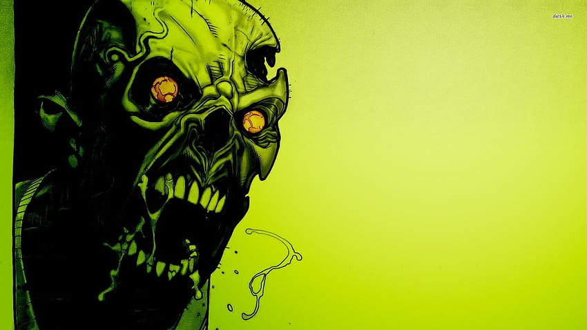 Screaming zombie, yelling HD wallpaper