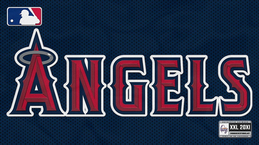 MLB Los Angeles Angels Logo Team 2018 no beisebol papel de parede HD