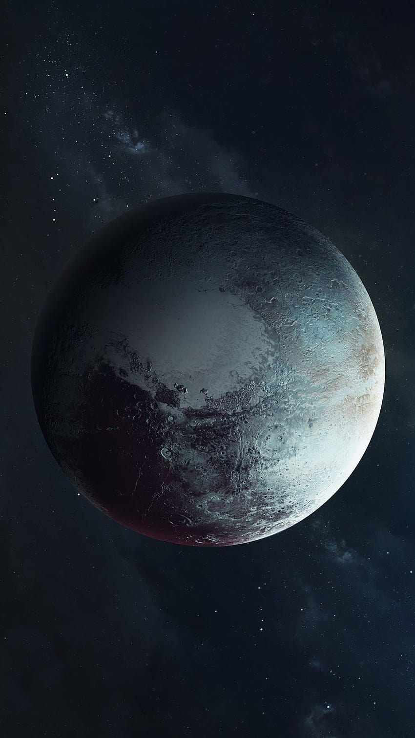 Planetas del sistema solar, planeta 9 fondo de pantalla del teléfono