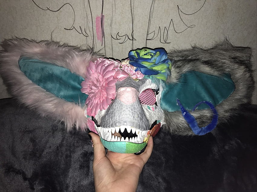 kostium z maską dinozaura Tapeta HD