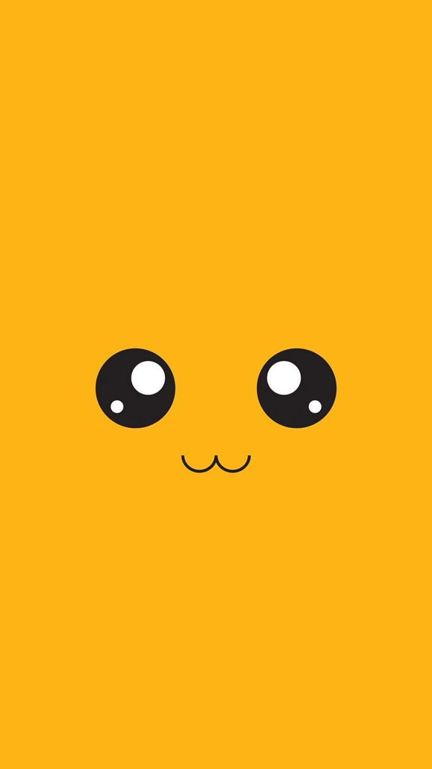 żółta twarz Tapeta na telefon HD