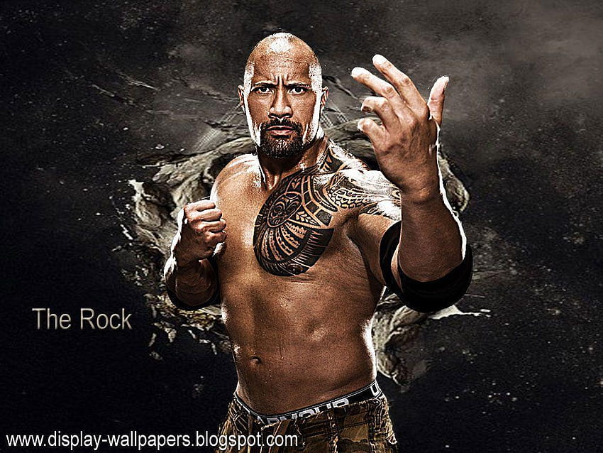 Dwayne WWE Süper Yıldızının Rock Johnson'ı, dwayne johnson HD duvar kağıdı