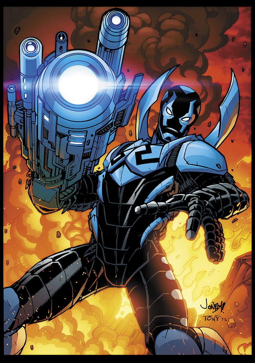 Blauer Käfer von Tonywash, blaue Käfer-DC-Comics HD-Handy-Hintergrundbild