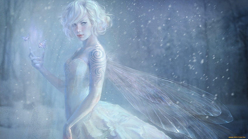 Sad Fairy Fairy sisters, beautiful, clouds, fairies 1920x1080 HD wallpaper