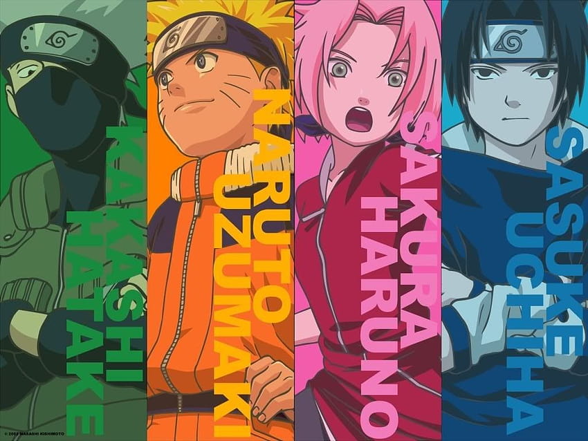 Anime Hatake Kakashi Uzumaki Naruto Haruno Sakura Uchiha Sasuke Panel, naruto sasake dan kakashi Wallpaper HD
