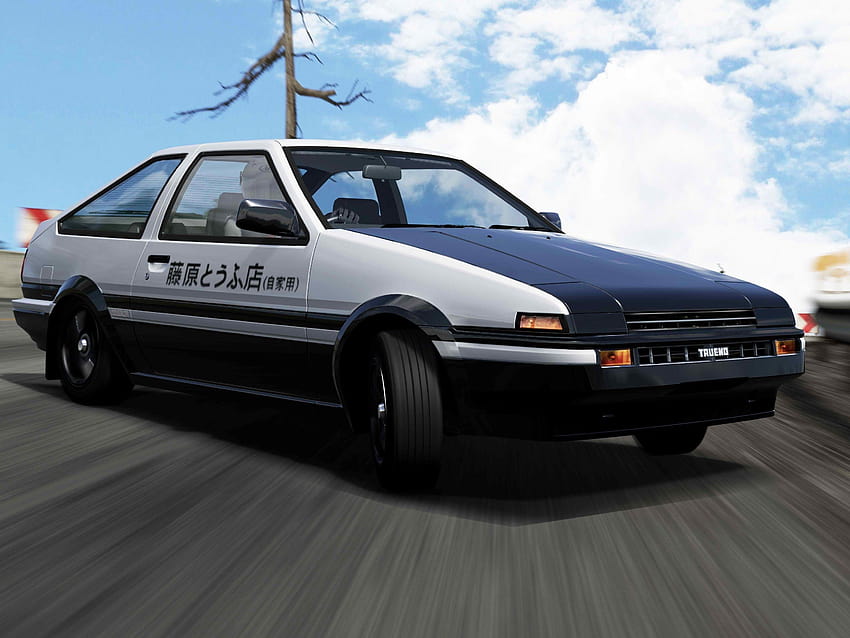 Toyota AE86, Initial D / and Mobile Backgrounds, ae86 initial d HD wallpaper