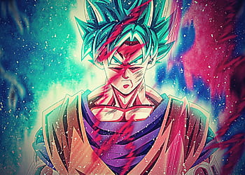 Dragon Ball Super Poster Goku SSJ Blue Kaioken Collage 12in x 18in