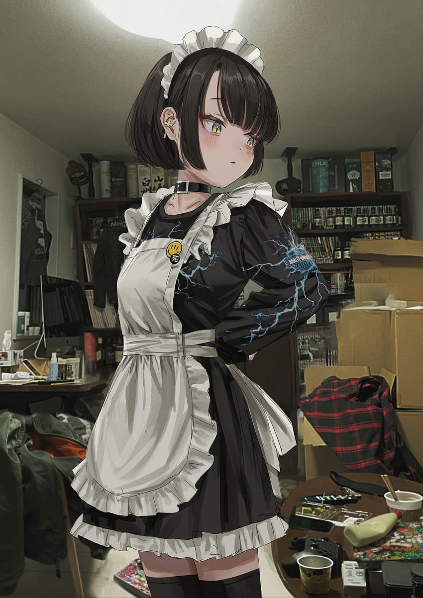 Anime Maid Render by Nanavichan on DeviantArt