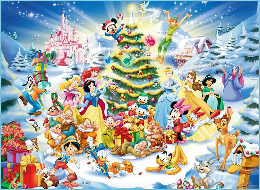 disney personajes navidad fondos de pantalla