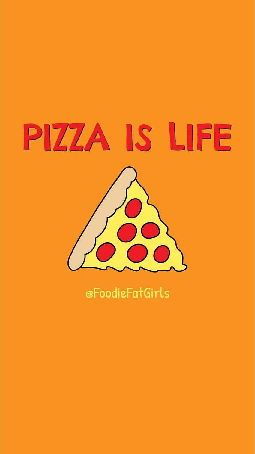 Latest Pizza is Life Phone Backgrounds, fat girl HD phone wallpaper