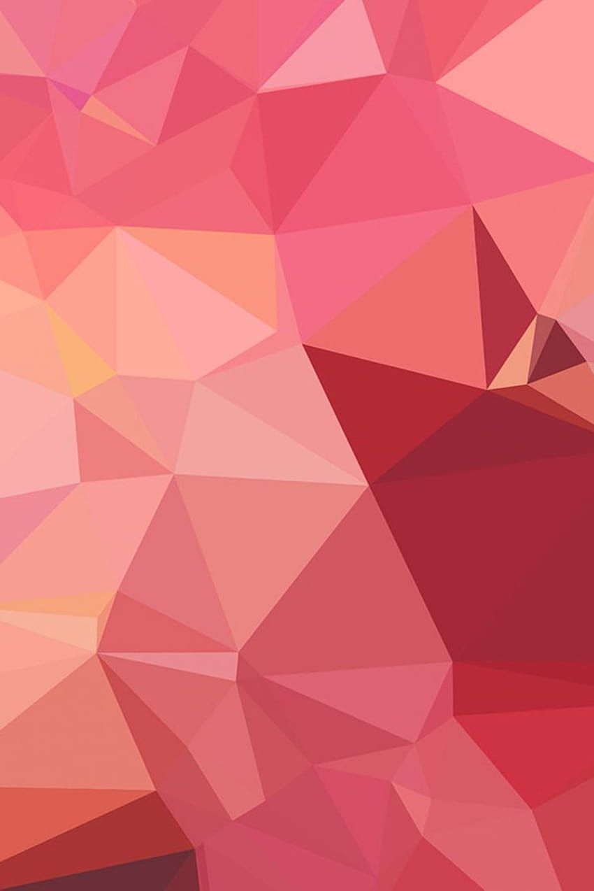 Abstract Geometric Pink Shapes, geometric colorful shapes HD phone wallpaper