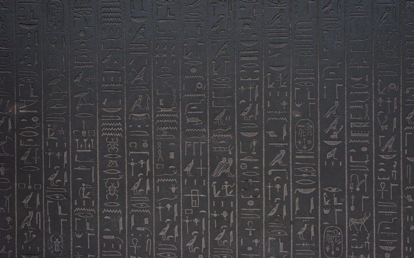 Hieroglyphics, ancient egyptian hieroglyphs HD wallpaper