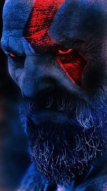 Kratos God of War Ragnarok 4K Phone iPhone Wallpaper 8181a