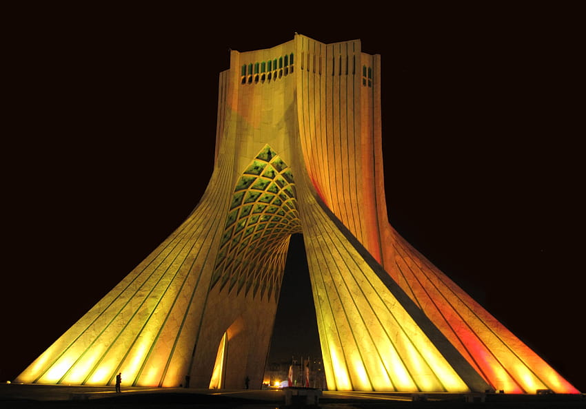 Plaza Azadi en Teherán, Irán, torre azadi fondo de pantalla