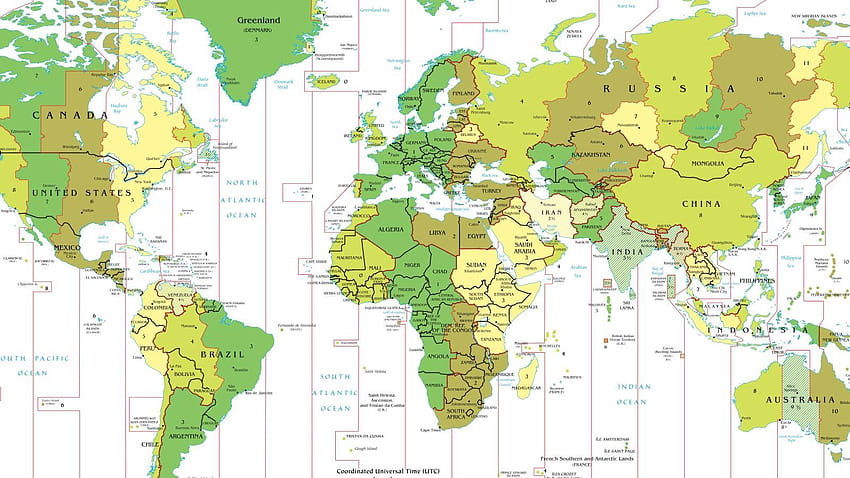 Penyimpangan Zona Waktu, Bagian I: zona waktu teraneh di dunia, menghitung waktu jam dunia di seluruh dunia Wallpaper HD