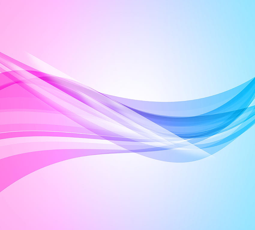 Lukisan abstrak biru dan merah muda, merah muda abstrak Wallpaper HD