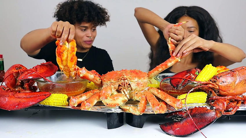 WHOLE KING CRAB MUKBANG, Tae And Lou HD Wallpaper | Pxfuel