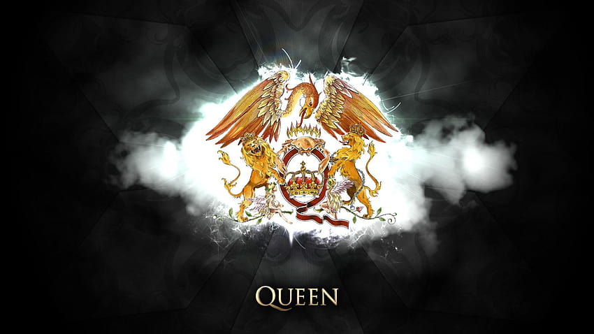 Logo Queen Band, reine du rock Fond d'écran HD