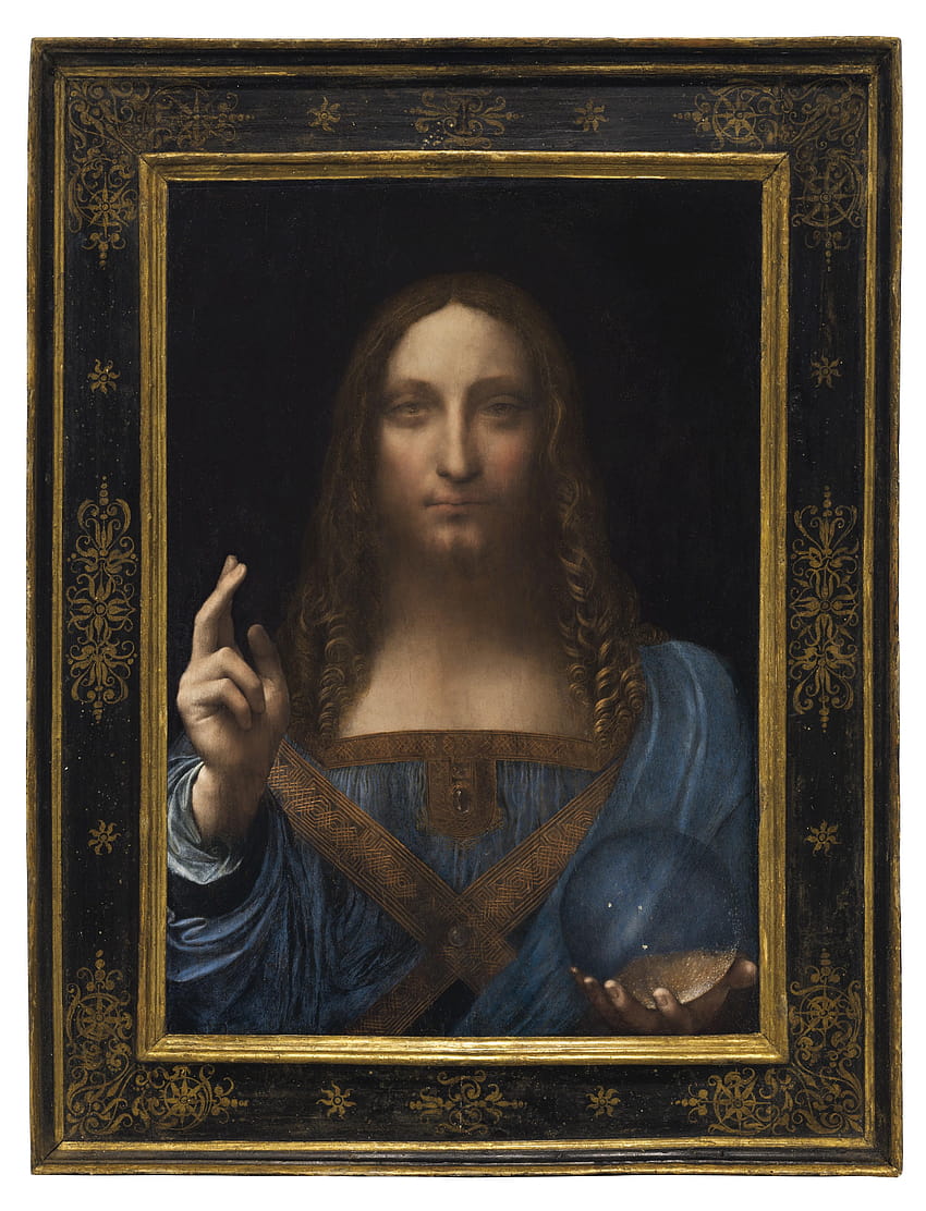 Da Vinci Painting: Lost Salvator Mundi Goes Up for Auction, leonardo da vinci painting HD phone wallpaper