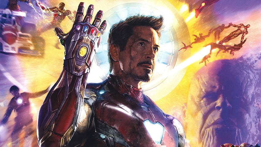 Homem de Ferro Tony Stark Avengers Endgame, tony stark pc papel de parede HD