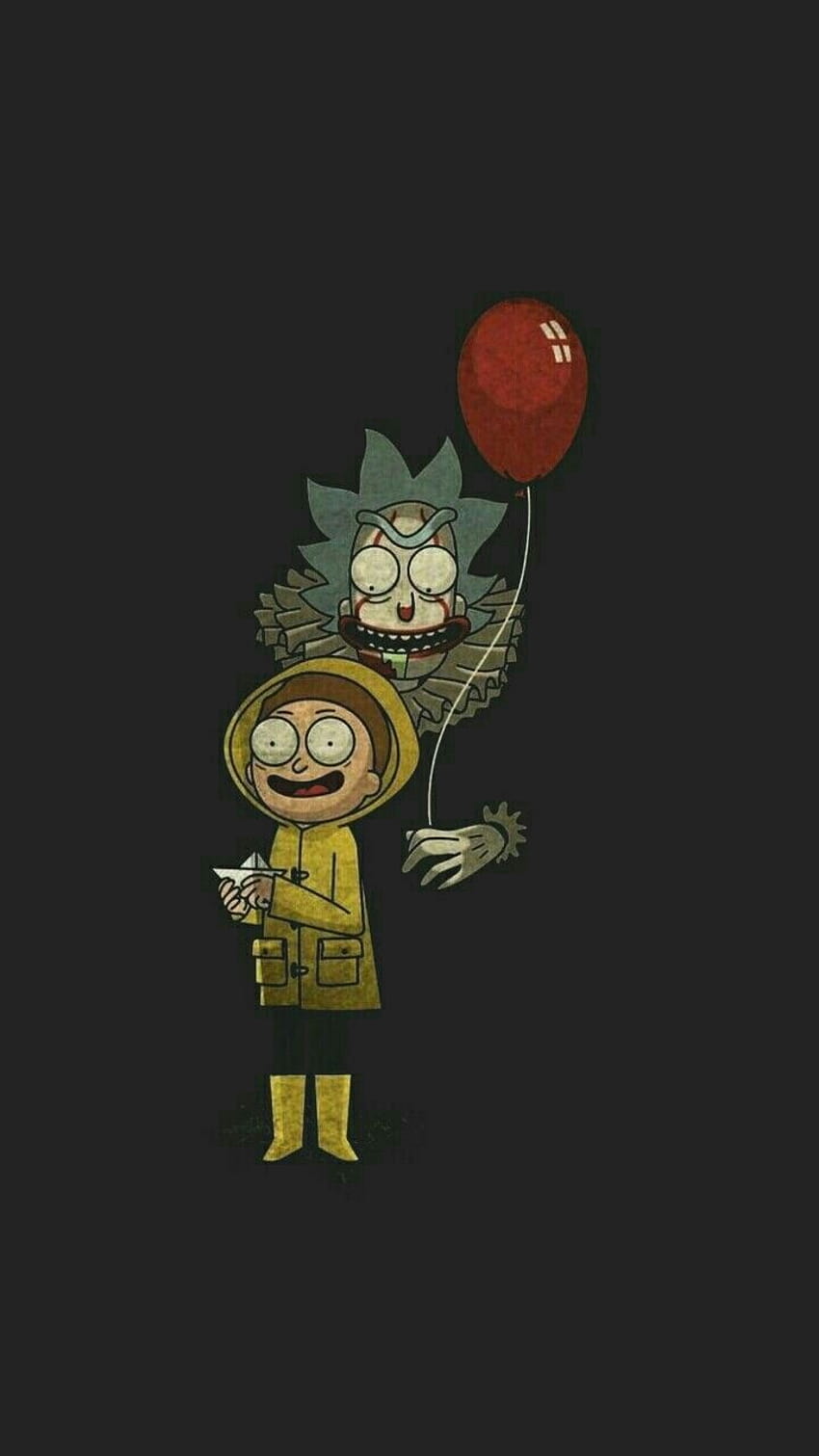 Rick and Morty / IT》, halloweenowy rick i morty Tapeta na telefon HD