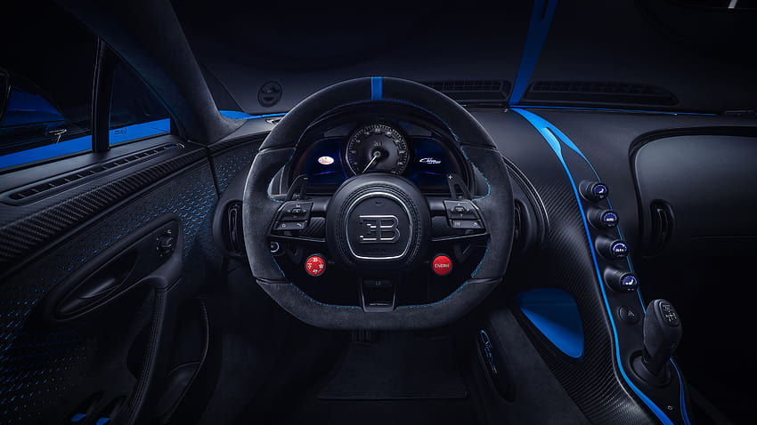 Bugatti Chiron Pur Sport 2020 Interior, interior bugatti papel de parede HD
