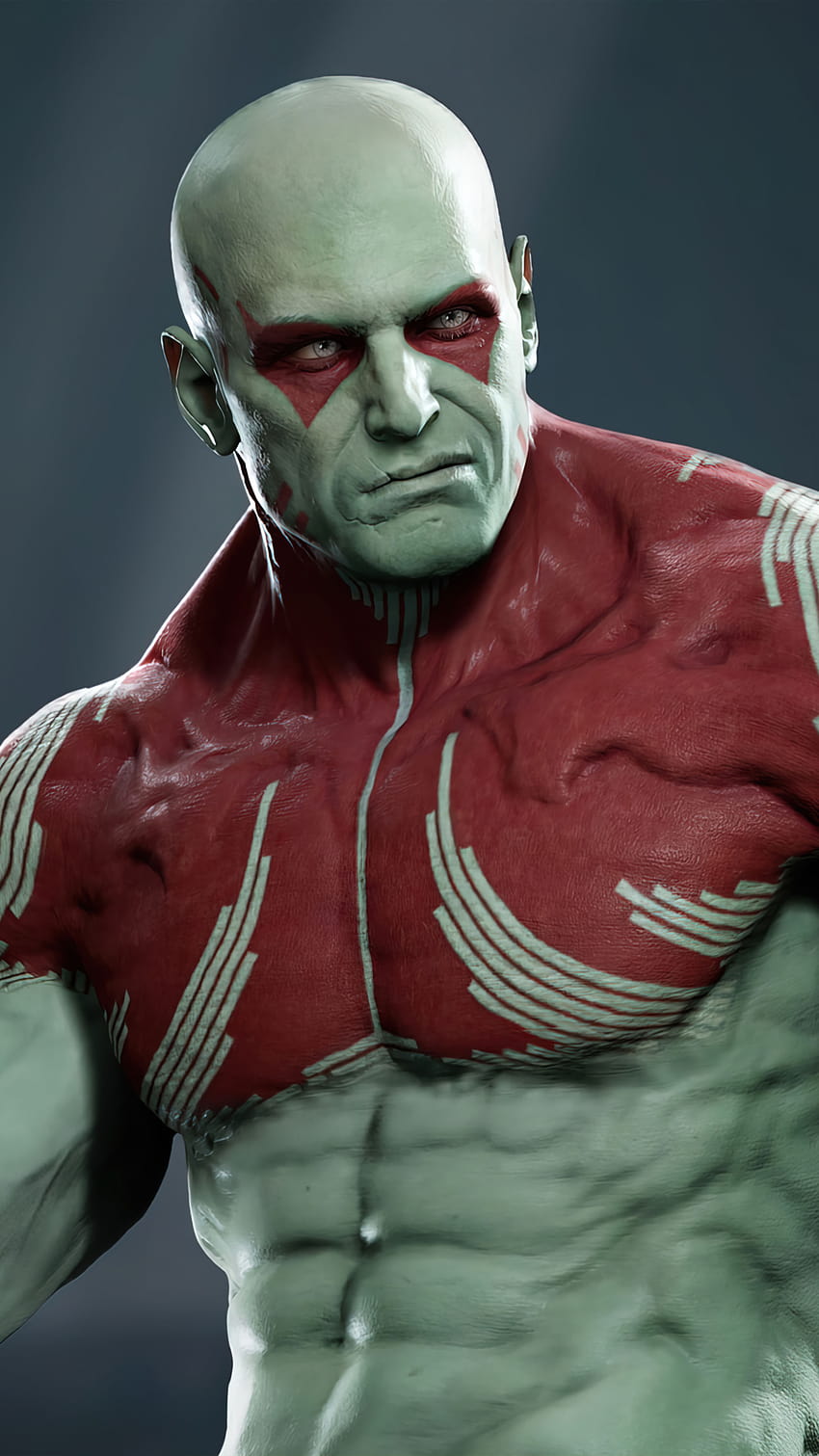 Drax Marvel's Guardians of The Galaxy Game Ultra Mobile, guardianes de la galaxia móvil fondo de pantalla del teléfono