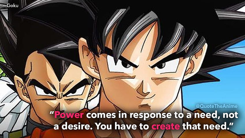 1 คำคม Goku อันทรงพลังที่ทำให้คุณตื่นเต้น!, คำพูดของดราก้อนบอล วอลล์เปเปอร์ HD
