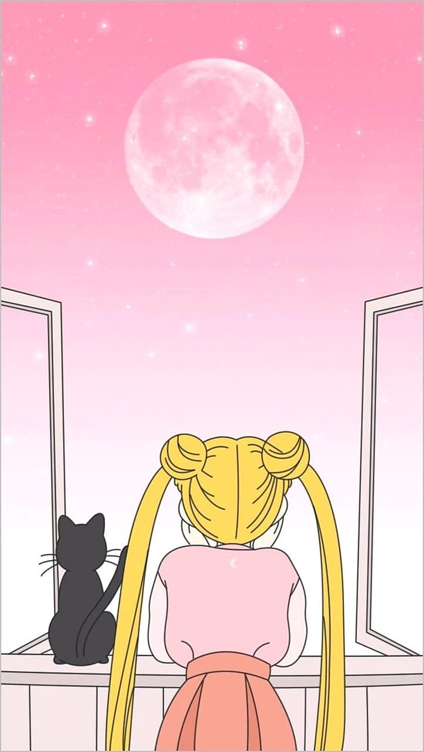 Luna estetica Sailor Moon nel 2020, luna marinaio estetica Sfondo del telefono HD
