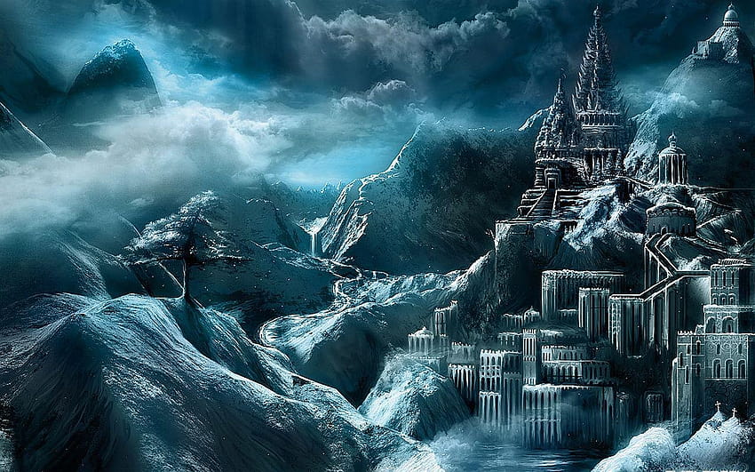 Fantasy Castle Night, fantasy castle background HD wallpaper
