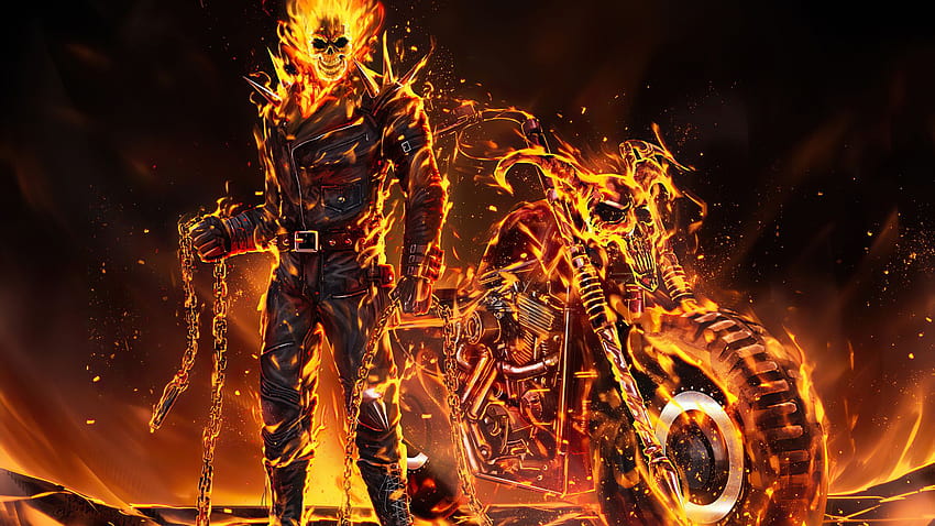 Ghost Rider 2020, hayalet sürücü bilgisayarı HD duvar kağıdı