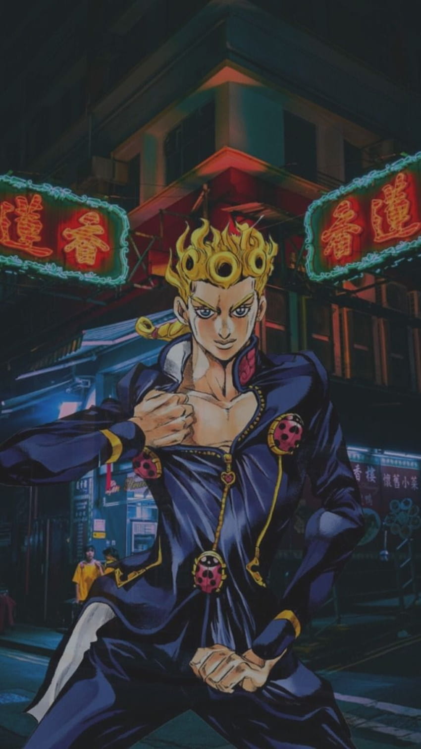 Giorno Giovanna Phone posted by Christopher Tremblay, jjba aesthetic HD ...